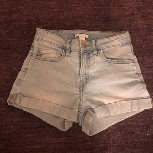 cute high waisted jean shorts